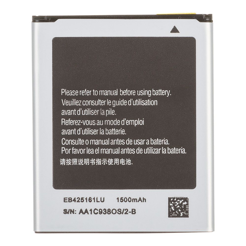 Аккумулятор (АКБ) Samsung (EB425161LU) i8160/S7562/i8190/S7390/Galaxy J1Mini SM-J105H Li1500 100% Filling Capacity