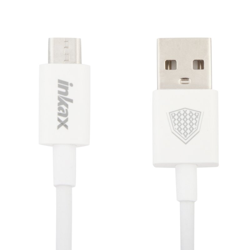 USB кабель inkax CK-31 Original MicroUSB, 1м, TPE (белый)