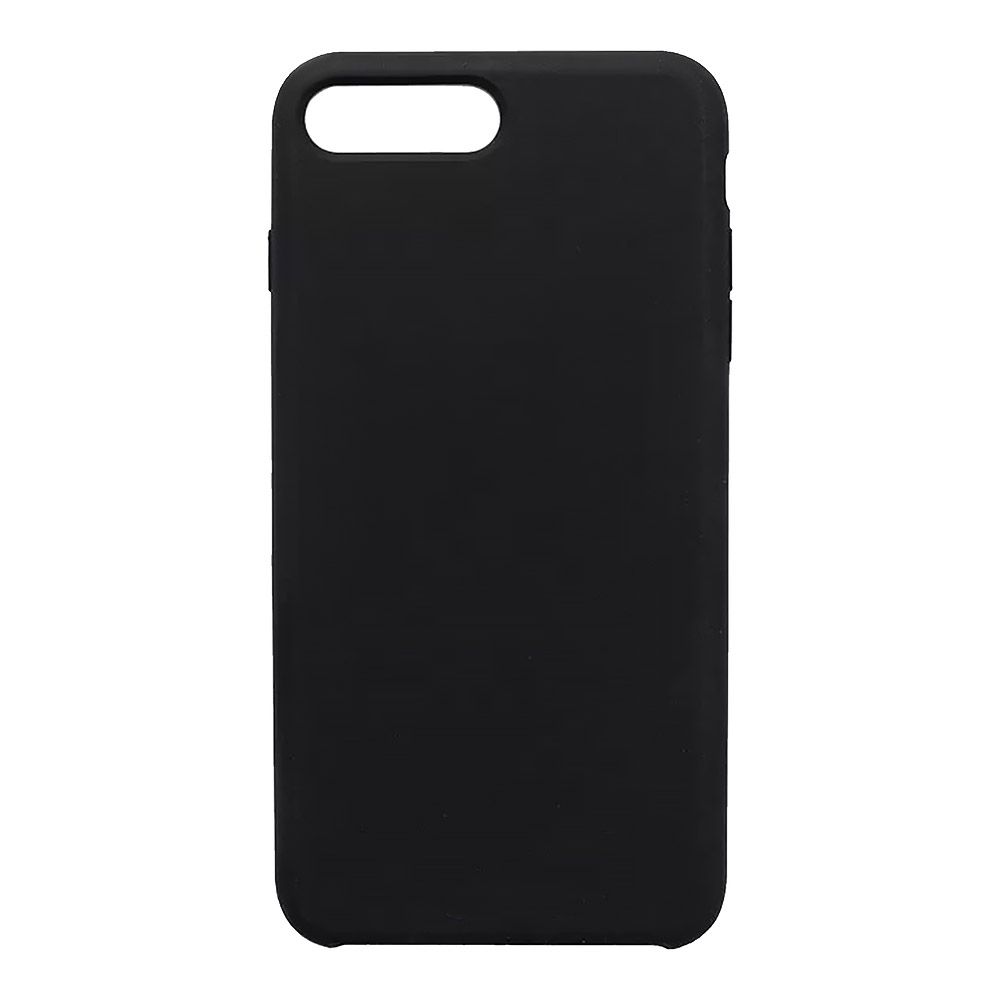 Силиконовый чехол для iPhone 8 Plus/7 Plus "Silicone Case" (черный, блистер)18