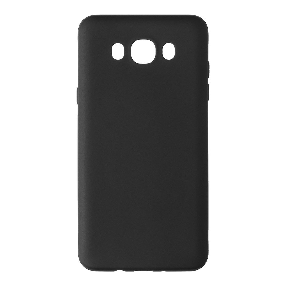 Силиконовый чехол "LP" для Samsung Galaxy J7 2016 TPU (черный непрозрачный, европакет)