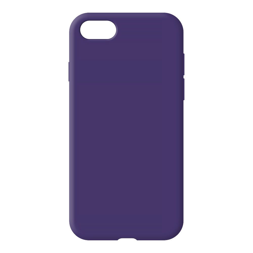 Силиконовый чехол для iPhone SE 2/8/7 "Silicone Case" (фиолетовый, блистер) 45