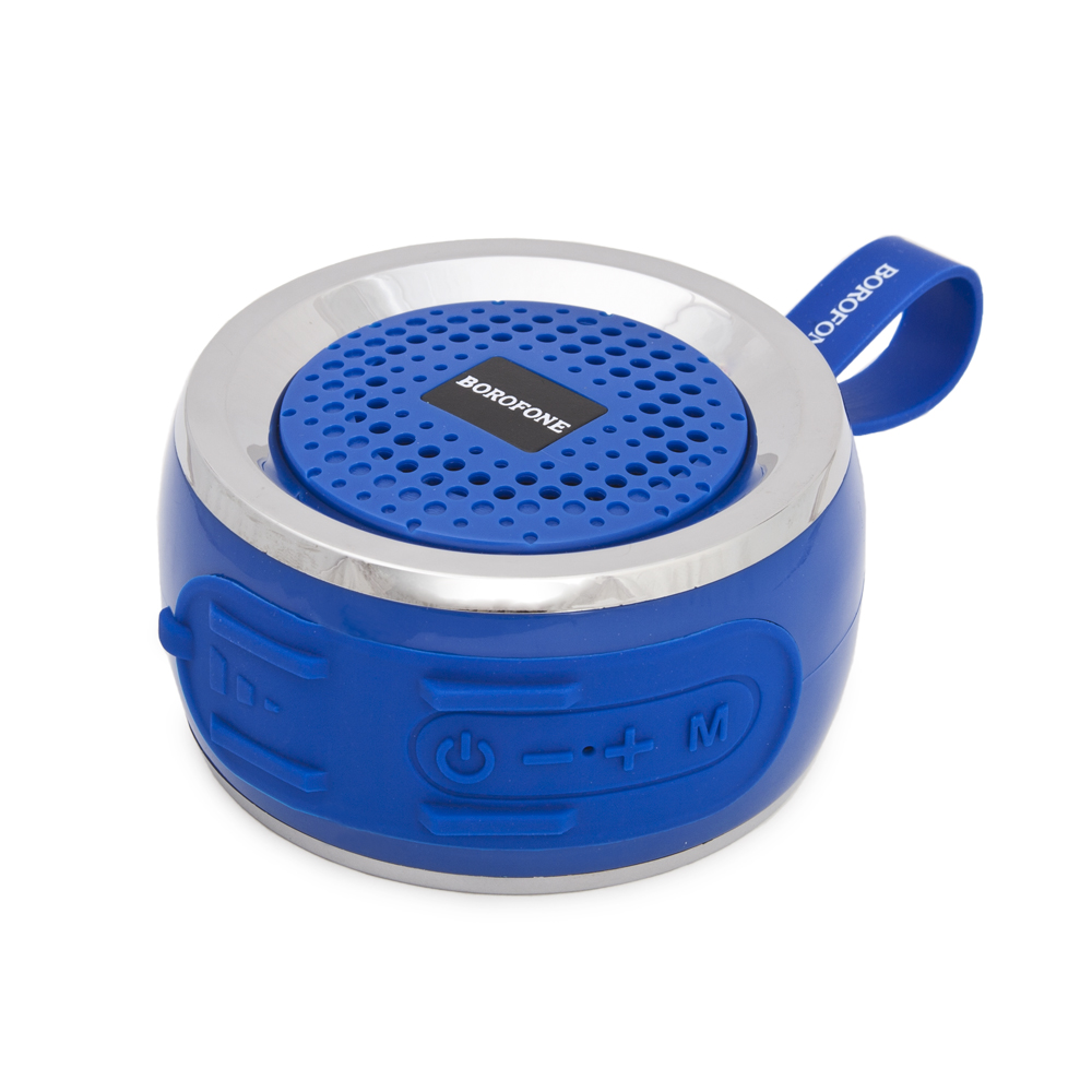 Bluetooth колонка BOROFONE BR2 Aurora Sports BT 5.0, 3W, microSD/USB/FM (синий)