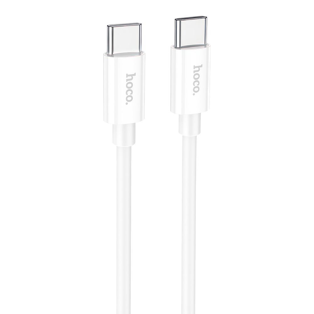 USB-C кабель HOCO X87 Magic Silicone Type-C, 3А, 60W, 1м, силикон (белый)