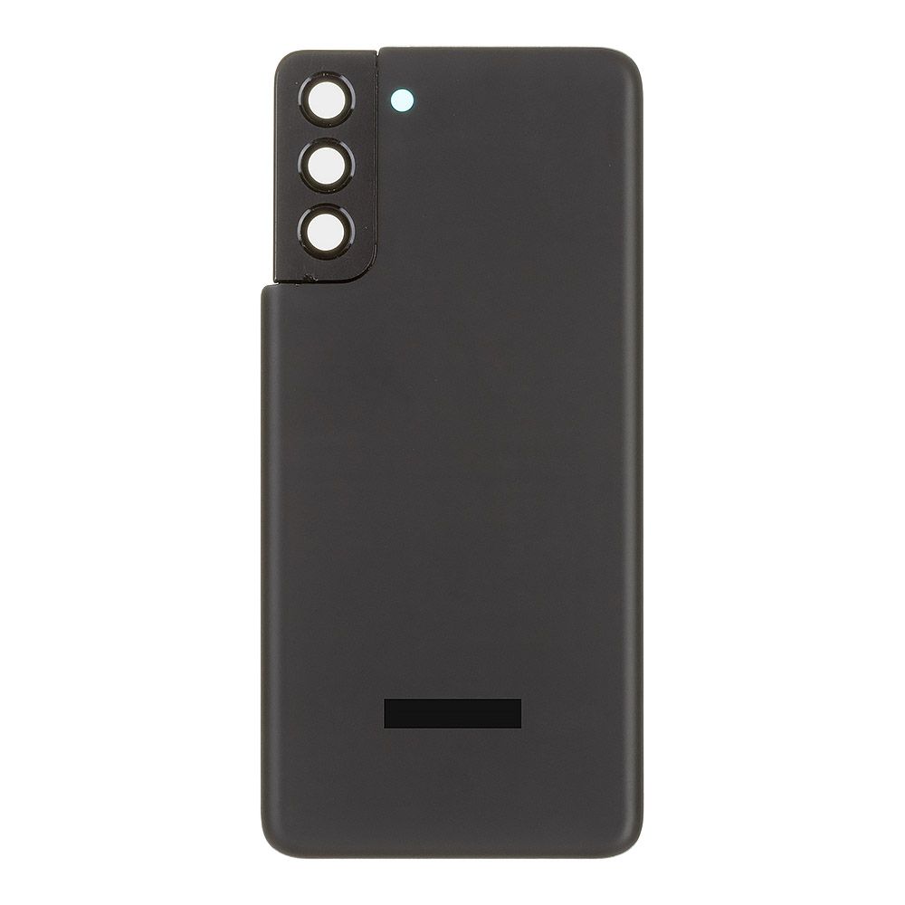 Задняя крышка для Samsung Galaxy S21+ SM-G996B со стеклом камеры (черный)