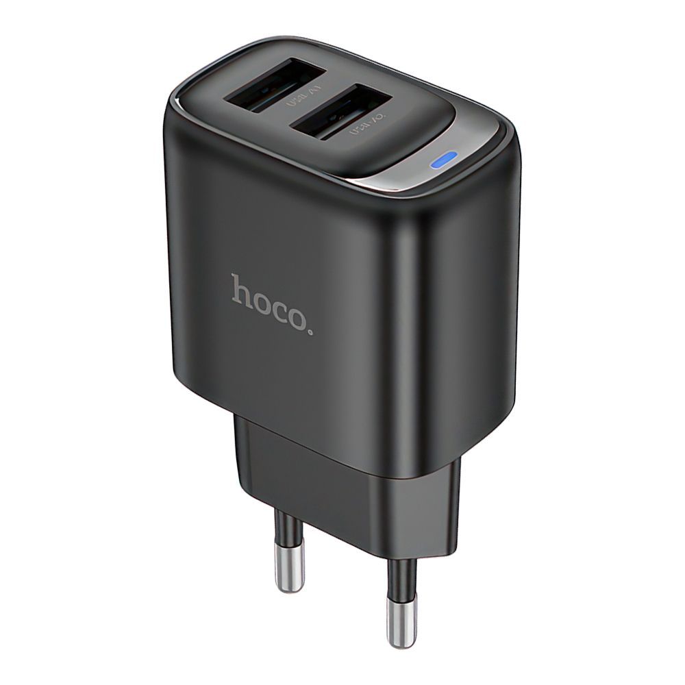 СЗУ HOCO C141A Smart 2xUSB, 2.1А (черный)