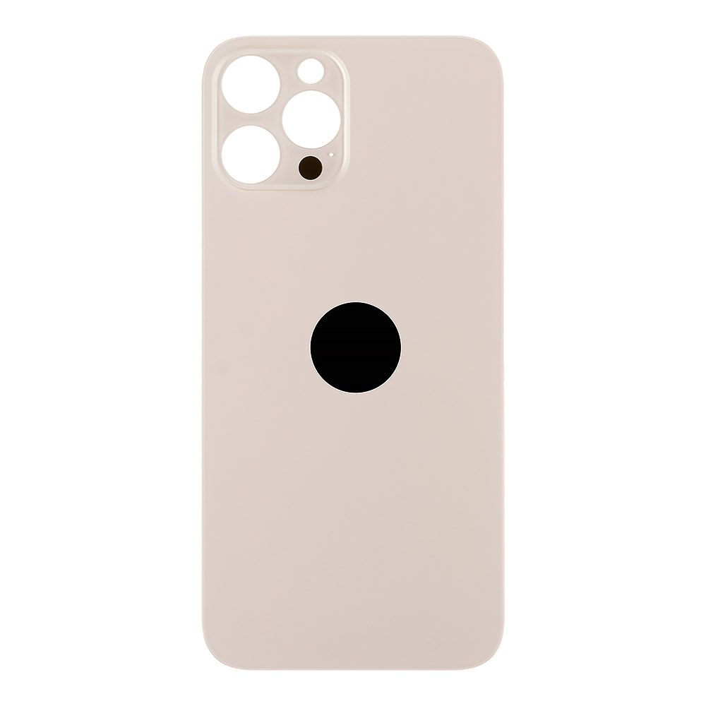 Задняя крышка для iPhone 12 Pro MAX (золотой) с логотипом, монолит