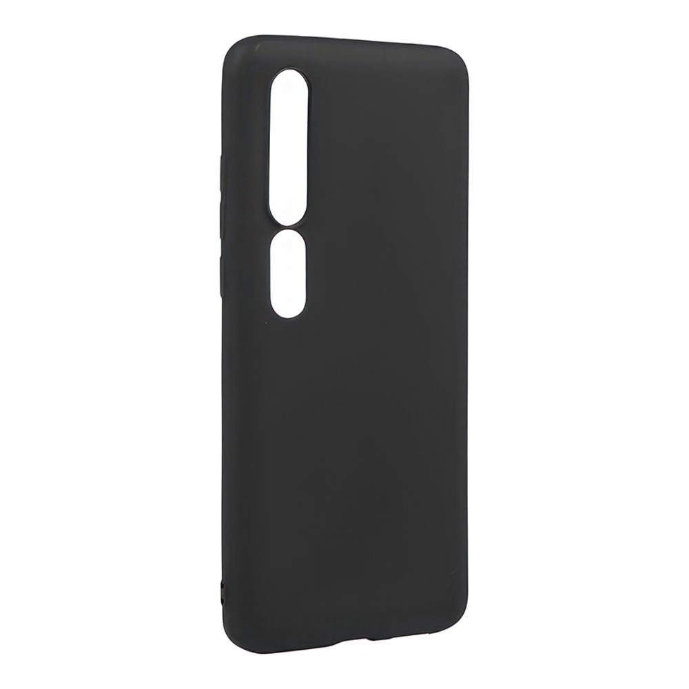 Силиконовый чехол "LP" для Xiaomi Mi 10 TPU (черный непрозрачный) европакет