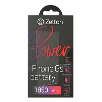 В наличии новые аккумуляторы Zetton повышенной емкости для iPhone 6, iPhone 6S 1850 mAh