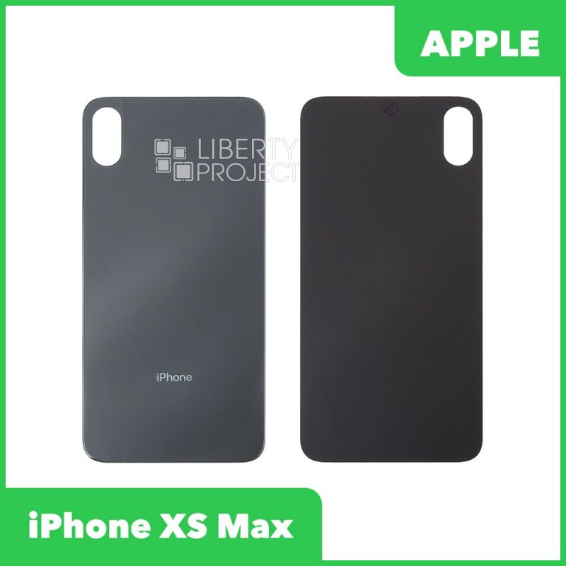 Задняя крышка для iPhone XS Max (черная) — купить оптом в интернет-магазине Либерти