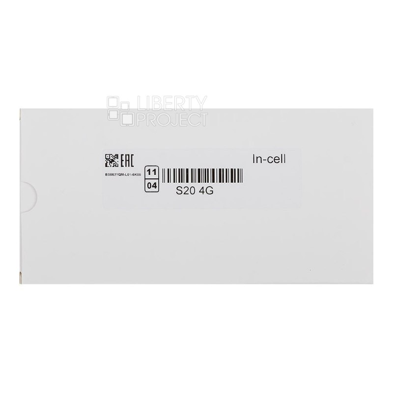 LCD дисплей для Samsung Galaxy S20 4G G980 в сборе в рамке incell (черный) — фото 4