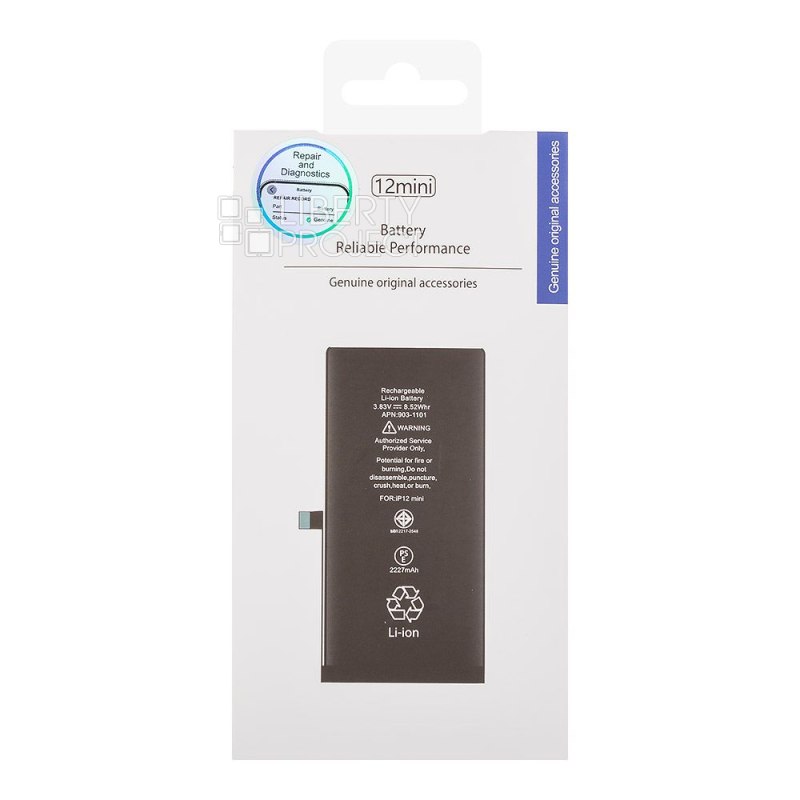Аккумулятор (АКБ) для iPhone 12 mini Li 2530 mAh повышенная емкость Ultra Capacity, Статус "Genuine" (Подлинный) — фото 3