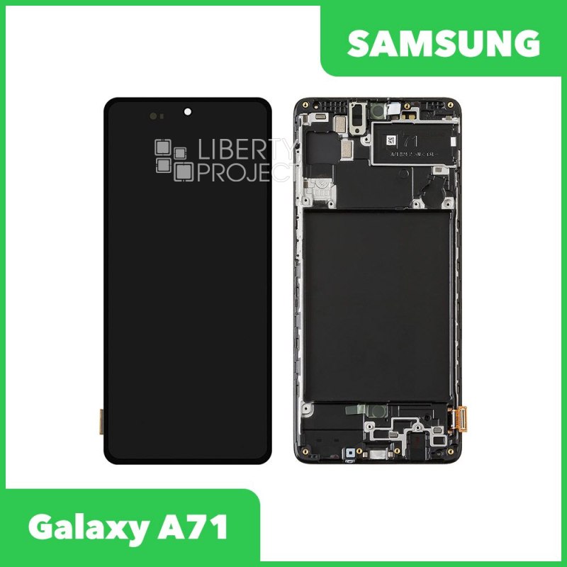 Дисплей для Samsung Galaxy SM-A715 в сборе (черный) 100% оригинал — купить оптом в интернет-магазине Либерти