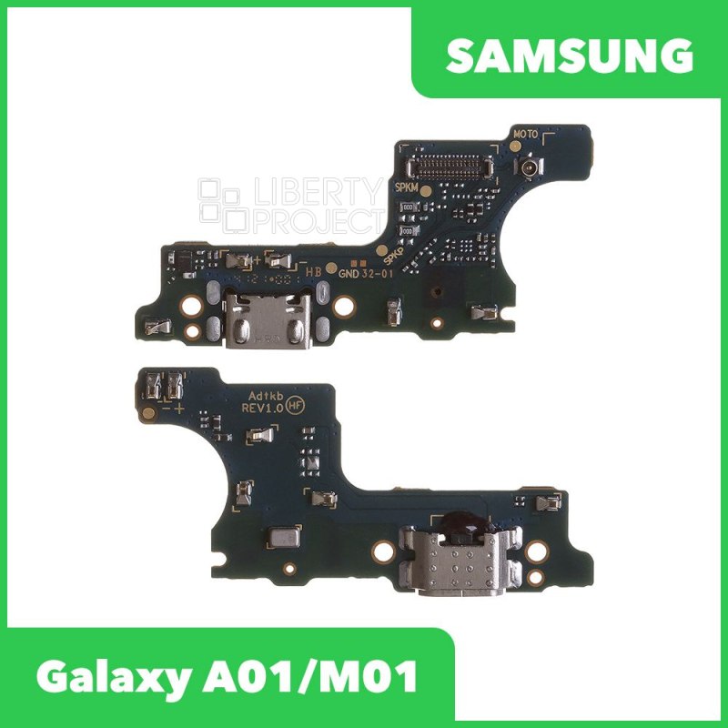 Шлейф/FLC Samsung Galaxy A01/M01 SM-A015/M015 системный разъем/микрофон (узкий коннектор) оригинал — купить оптом в интернет-магазине Либерти