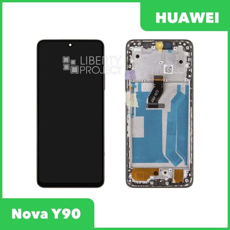 LCD дисплей для Huawei Nova Y90 (CTR-LX1) с тачскрином в рамке (черный) OR LCD — фото 2