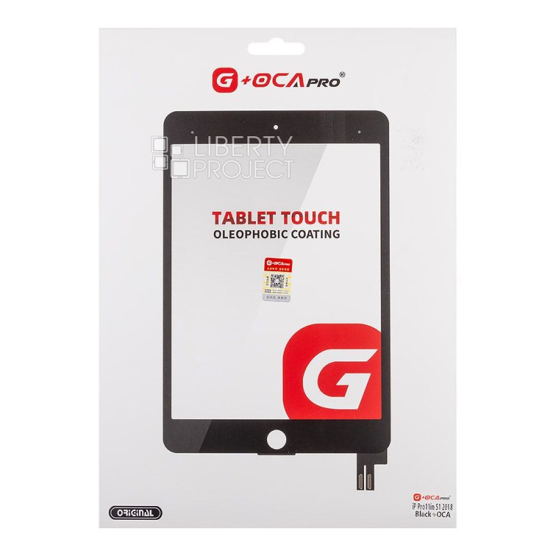 Тачскрин для Ipad Pro 11 (S1/S2) 2018/2020 G+OCA PRO олеофобное покрытие (черный)+OCA — фото 3