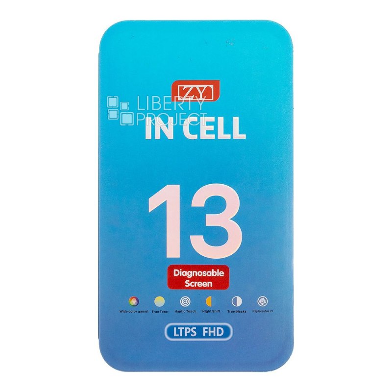 LCD дисплей для Apple iPhone 13 (черный) матрица ZY In-Cell LTPS FHD (привязка без пайки) — фото 4