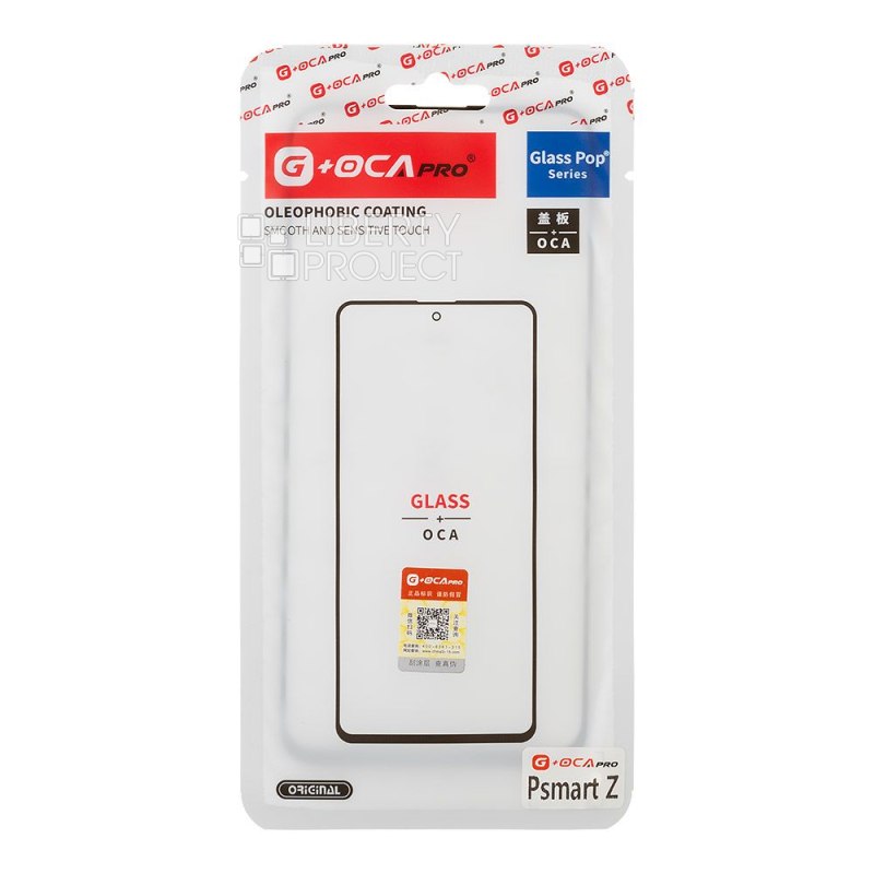 G+OCA PRO стекло для переклейки Huawei Honor P Smart Z / 9X/9X Premium / Y9 Prime (черный) — фото 3