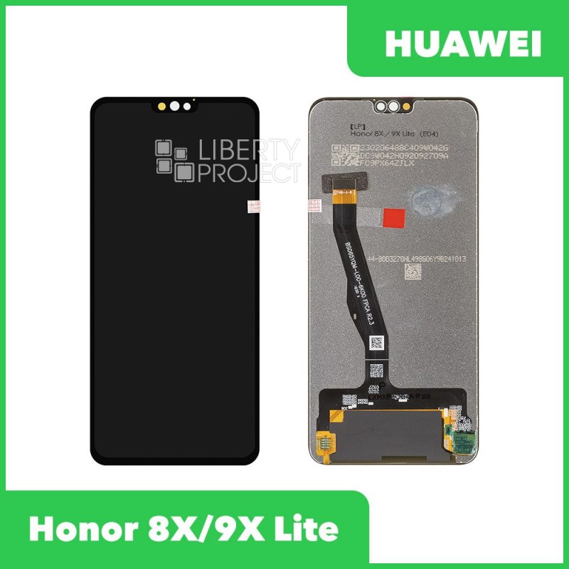 LCD дисплей для Huawei Honor 8X / 9X Lite (JSN-L21) с тачскрином COF (черный) яркая подсветка — фото 2
