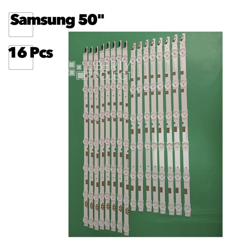 Светодиодная подсветка для телевизоров Samsung 50H UE50JS/UE50JU V5DR 500SCA R1 (комплект 16 шт) — купить оптом в интернет-магазине Либерти