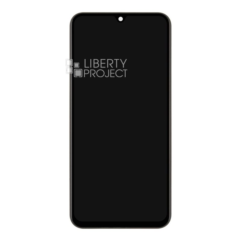 LCD дисплей для Samsung Galaxy A25 SM-A256 в сборе в рамке incell (черный) — фото 4