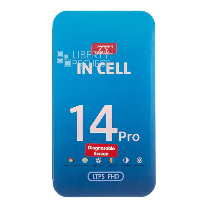 LCD дисплей для Apple iPhone 14 Pro (черный) матрица ZY In-Cell LTPS FHD (привязка без пайки) — фото 4