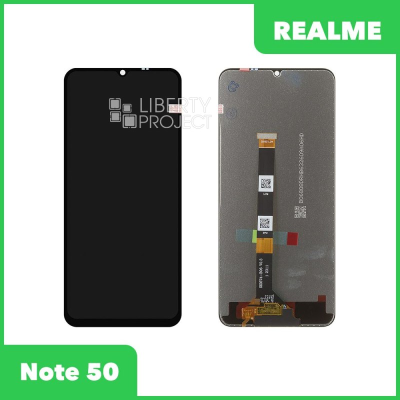 LCD дисплей для Realme Note 50 с тачскрином (черный) 100% оригинал — купить оптом в интернет-магазине Либерти