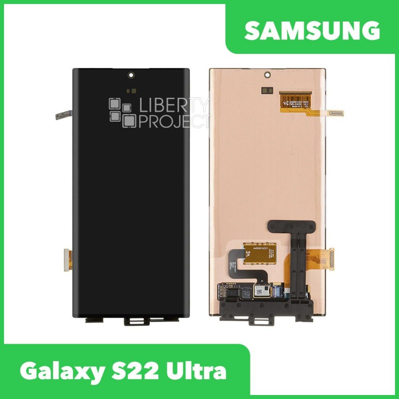LCD дисплей для Samsung Galaxy S22 Ultra SM-S908 без рамки (черный) 100% OR SP — фото 2