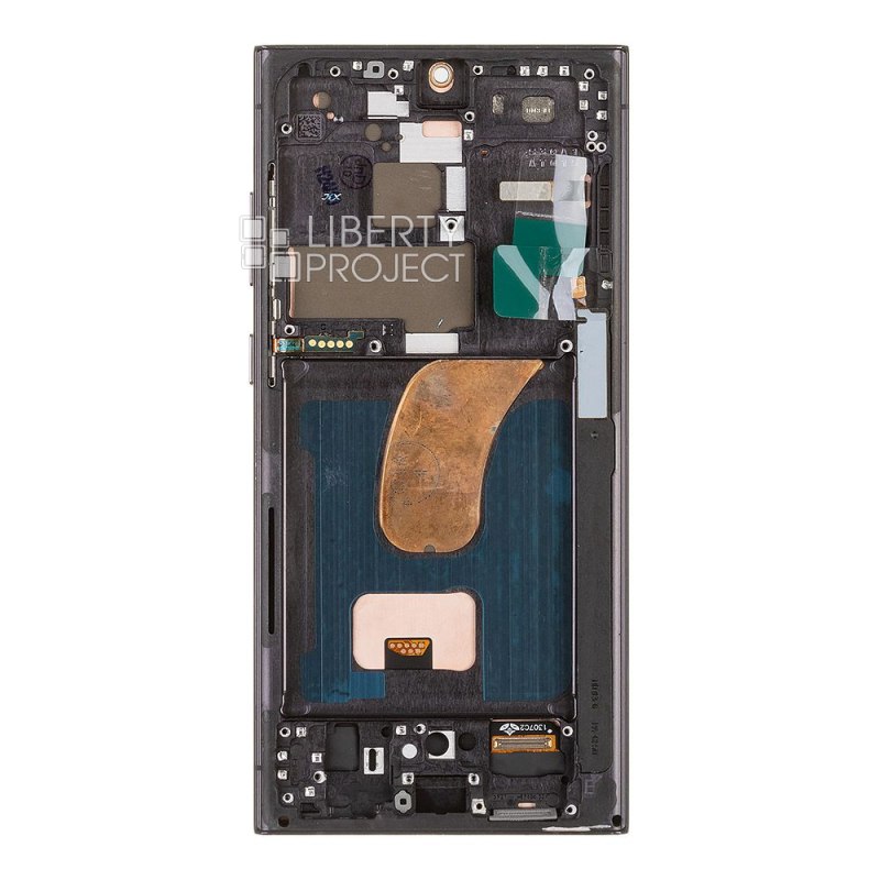 LCD дисплей для Samsung Galaxy S23 Ultra (EUR) S918 в сборе в рамке incell (черный) — фото 3
