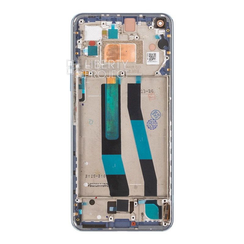 LCD дисплей для Xiaomi 11 Lite 5G NE/Mi 11 Lite 4G/5G с тачскрином в рамке (синий) 100% OR — фото 3