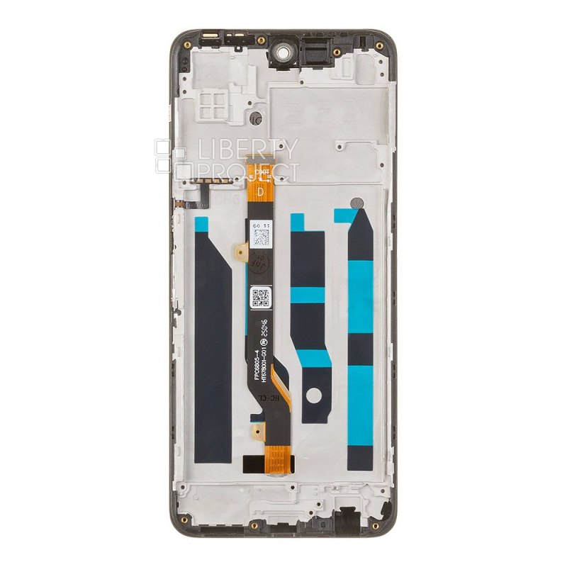 LCD дисплей для Tecno Camon 18 в сборе с тачскрином в рамке (черный) OR LCD — фото 3