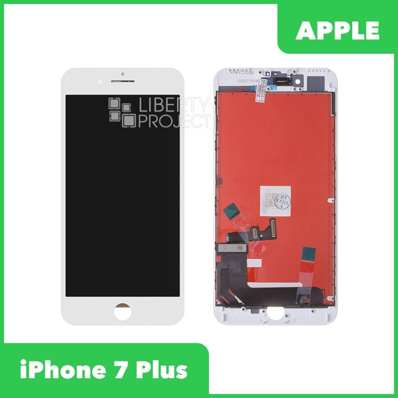 LCD дисплей для Apple iPhone 7 Plus Zetton с тачскрином (олеофобное покрытие) белый