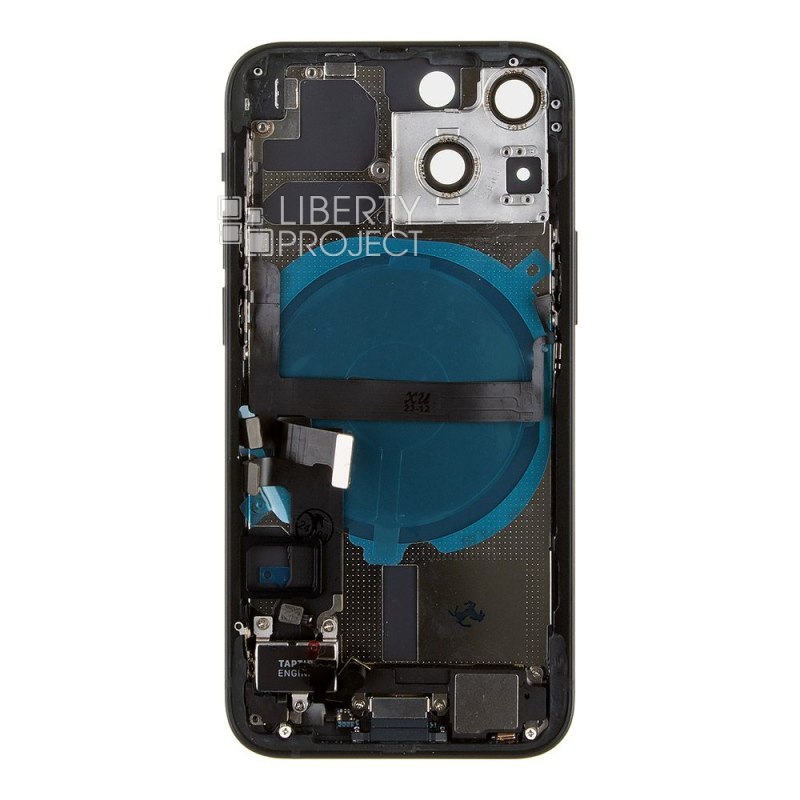 Корпус для Apple iPhone 13 Mini в сборе со шлейфами (черный) — фото 3