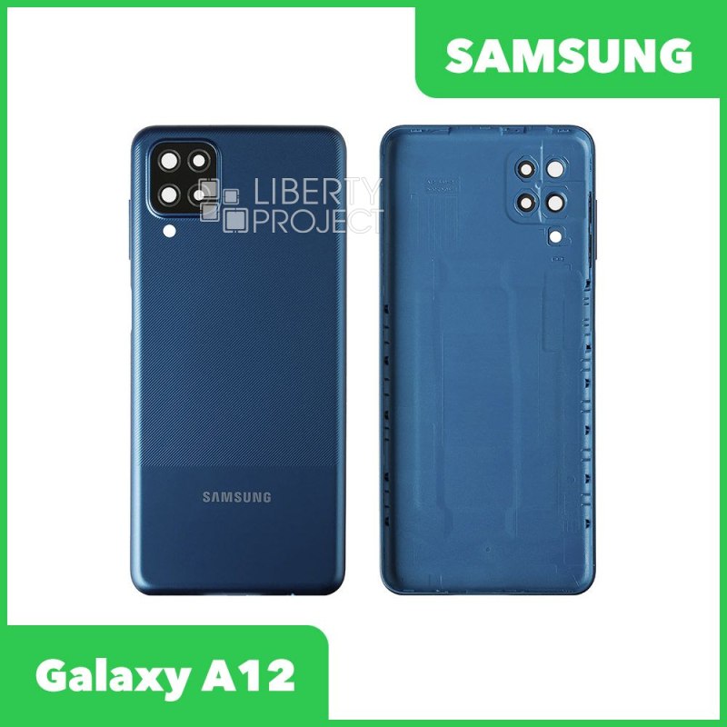 Задняя крышка для Samsung Galaxy A12/A12 Nacho SM-A125/A127 (синий) — купить оптом в интернет-магазине Либерти