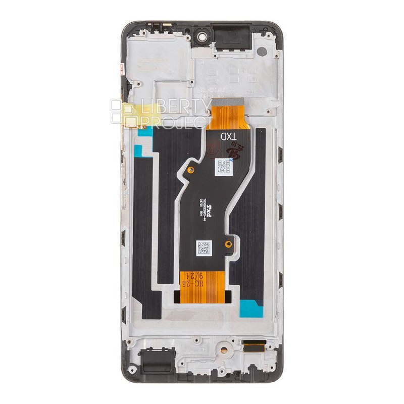 LCD дисплей для Tecno Spark 30 4G (KL6) с тачскрином в рамке (черный) OR LCD — фото 3