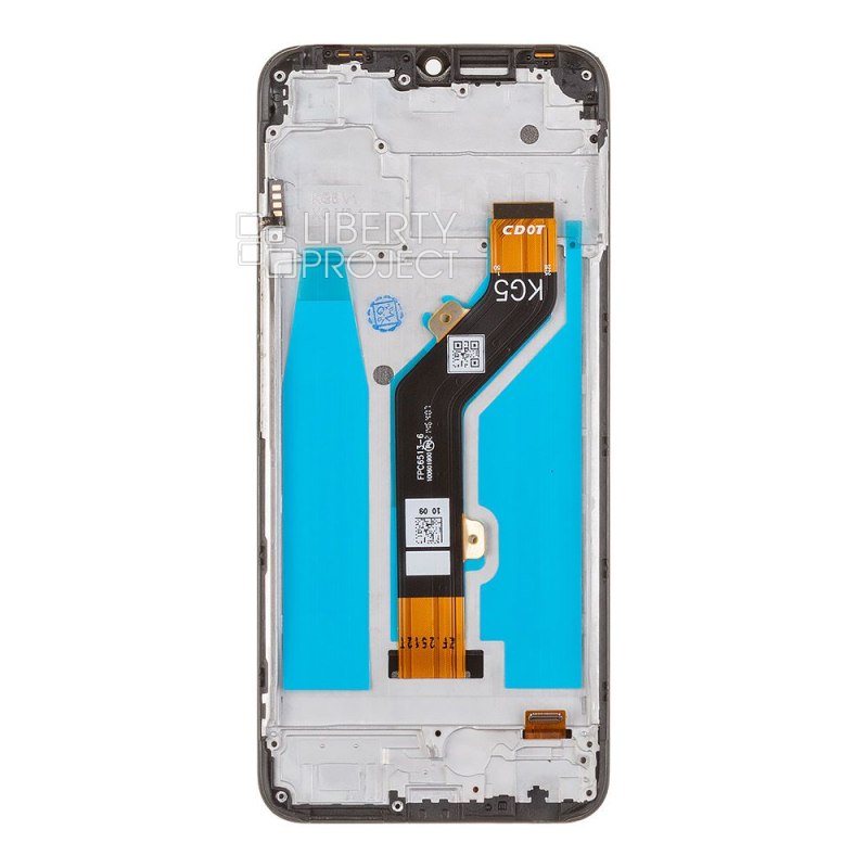 LCD дисплей для Tecno Spark Go 2022 (KG5M) с тачскрином в рамке (черный) OR LCD — фото 3