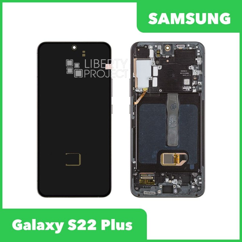 LCD дисплей для Samsung Galaxy S22 Plus SM-S906 в сборе в рамке CK OLED (черный) — фото 2