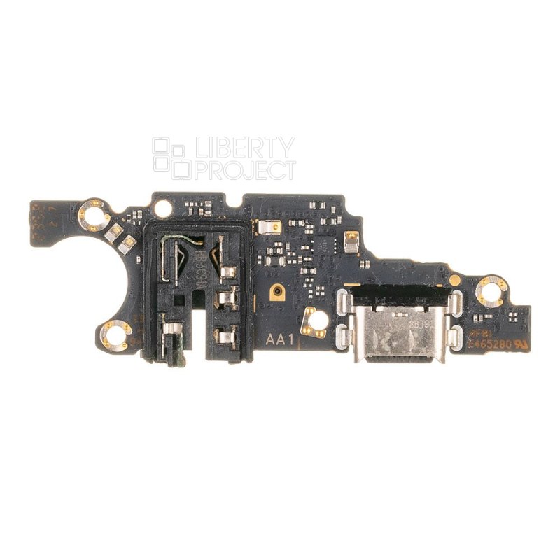 Шлейф/FLC Huawei Honor X7b 4G/90 Smart (CLK-LX1/CLK-NX1/CLK-NX3) на системный разъём/микрофон ориг — фото 3