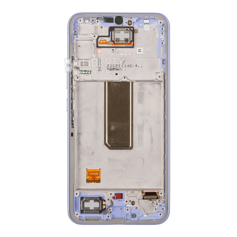 LCD дисплей для Samsung Galaxy A34 5G SM-A346E GH82-31200A/31201A в рамке (фиолетовый) 100% OR SP — фото 3