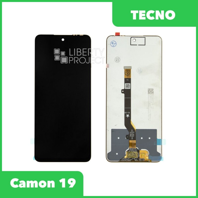 LCD дисплей для Tecno Camon 19 в сборе с тачскрином (черный)