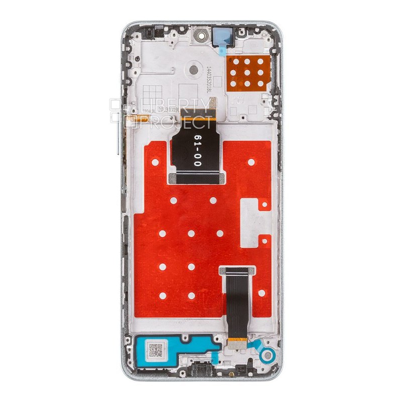 LCD дисплей для Huawei Honor X8a/90 Lite (CRT-LX1/CRT-NX1) с тачскрином в рамке (серебро) OR LCD — фото 3