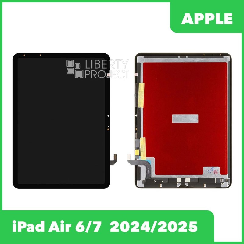 LCD дисплей для Apple iPad Air 6/7 (черный) 11" 2024/2025 (A2902/A2903/A3267) с тачскрином — фото 2