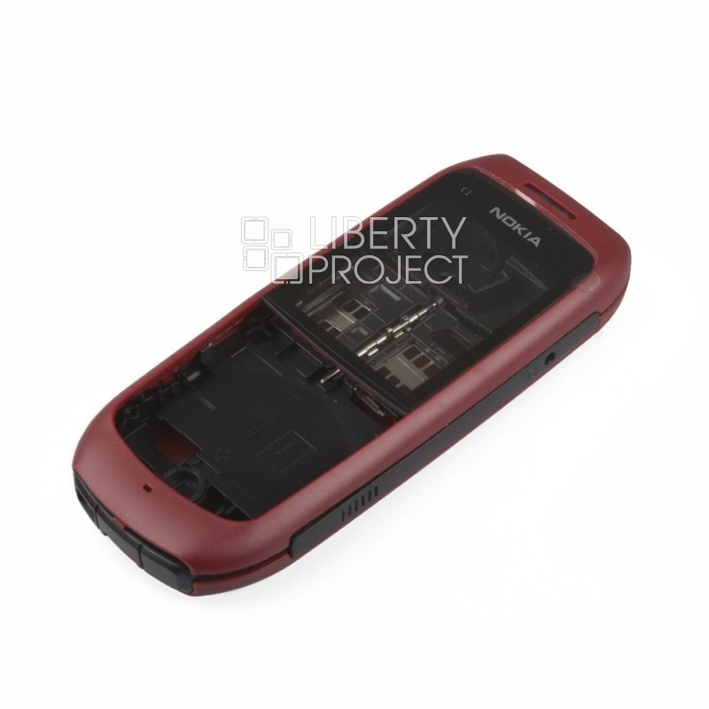 Корпус Nokia C1-00 (красный) HIGH COPY