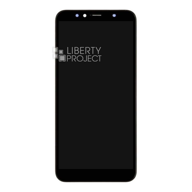 LCD дисплей для Huawei Y6 Prime 2018 с тачскрином в рамке (черный) 100% OR — фото 5