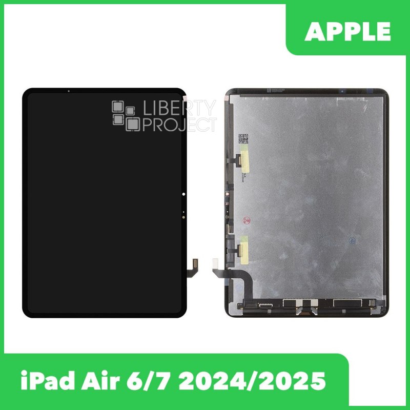 LCD дисплей для Apple iPad Air 6/7 (черный) 11" 2024/2025 (A2902/A2903/A3267) Оригинал с тачскрином — фото 2