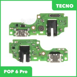 Шлейф/FLC Tecno POP 6 Pro (BE8) на системный разъём/микрофон