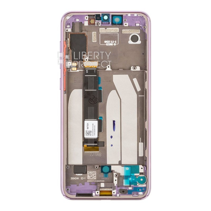 LCD дисплей для Xiaomi Mi 9 SE (M1903F2G) с тачскрином в рамке (фиолетовый) 100% OR — фото 3