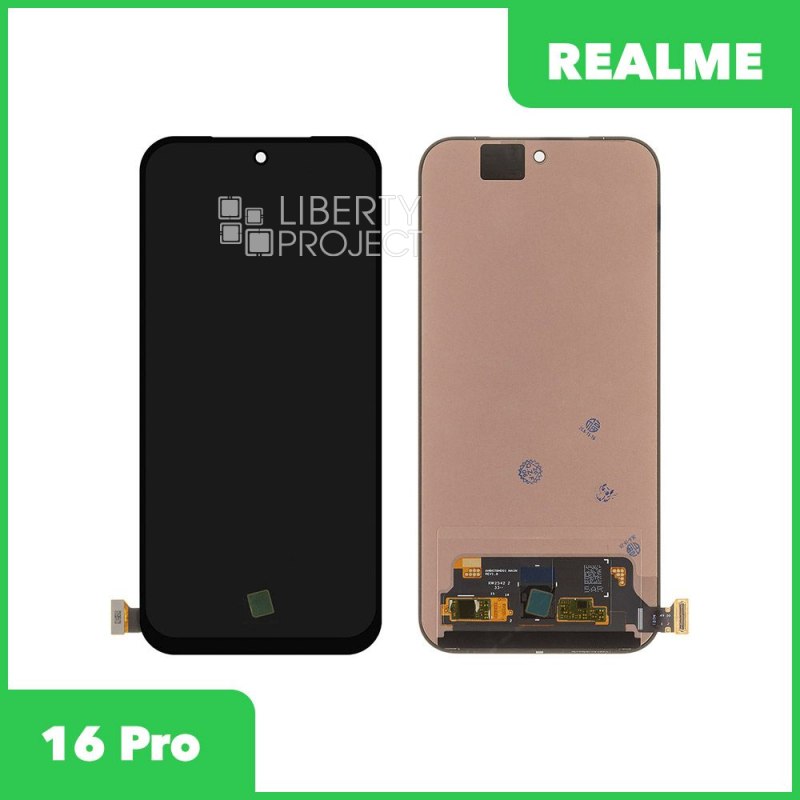 LCD дисплей для Realme 16 Pro (RMX5121, RMX5120) с тачскрином (черный) ориг — фото 2