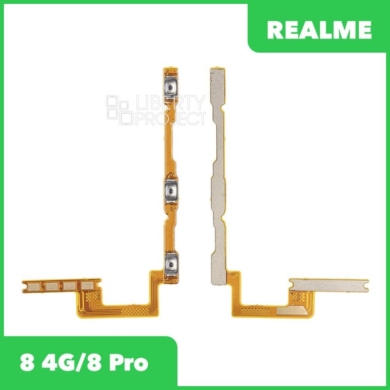 Шлейф/FLC Realme 8 4G (RMX3085)/8 Pro (RMX3081) на кнопку включения и кнопки громкости — фото 2