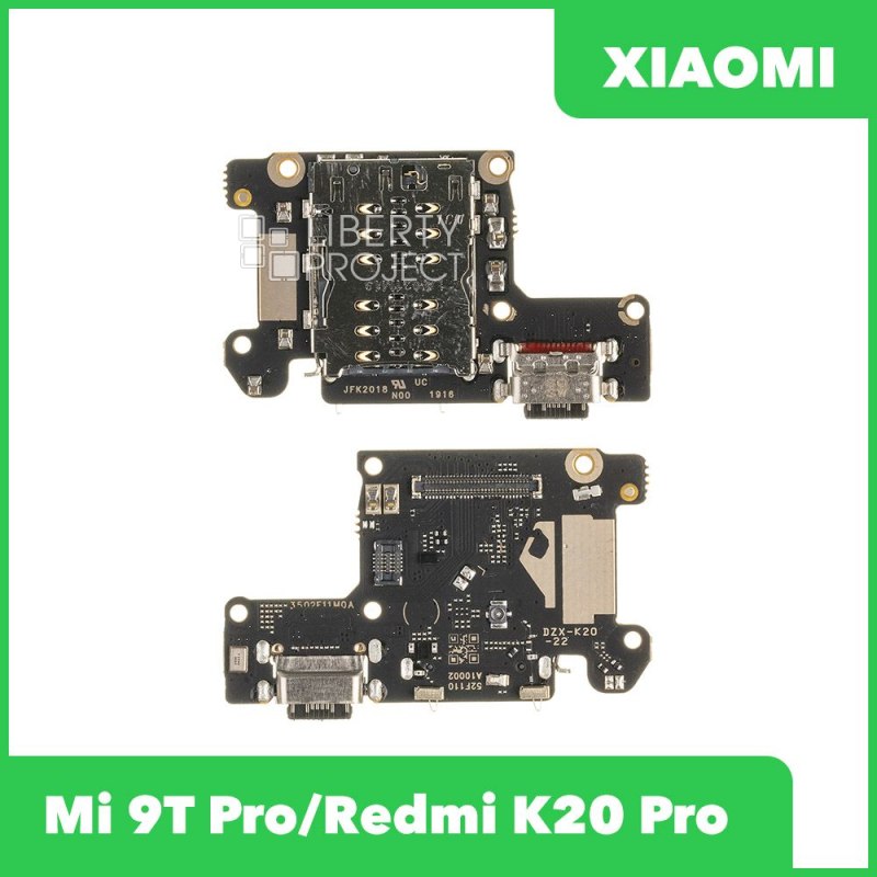 Шлейф/FLC Xiaomi Mi 9T Pro/Redmi K20 Pro на системный разъём/микрофон — фото 2
