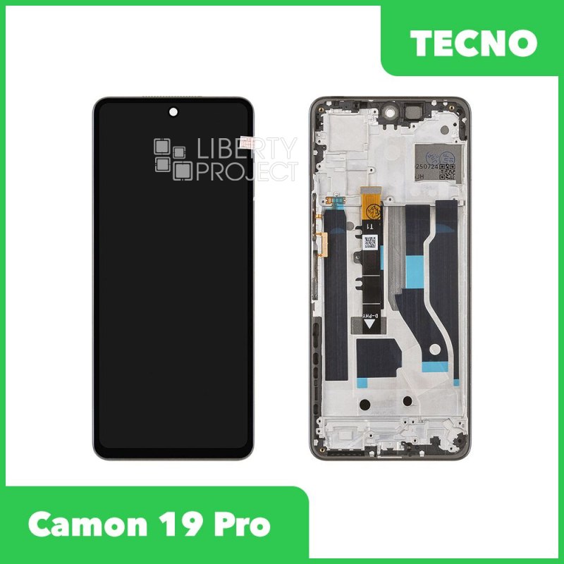 LCD дисплей для Tecno Camon 19 Pro с тачскрином в рамке (черный) OR LCD — фото 2